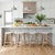 Evoking images of sidewalk tables in the Cote d'Azur, counter stools like this will give your kitchen or patio the casual...