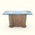 Postmodern Tessellated Stone and Glass Console Table, 1980s, Marble For Sale - Image 15 of 18