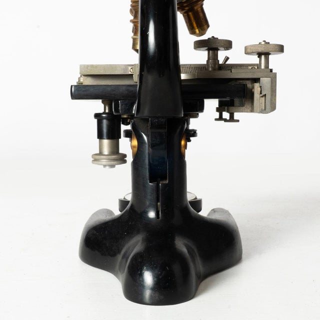 Antique Bausch and Lomb Microscope in Case For Sale - Image 18 of 18