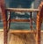 Antique Tiger Maple Side Chair With Woven Rush Seat For Sale - Image 4 of 18