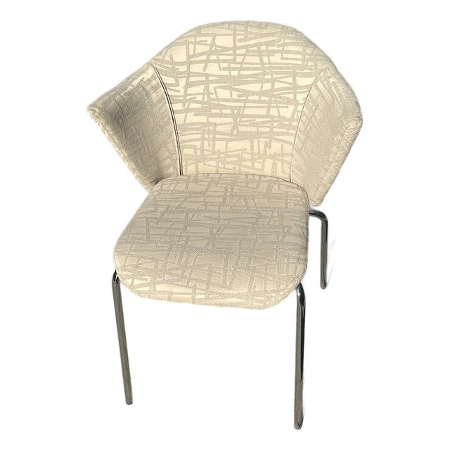 Vintage Gray Abstract Coalesse Steelcase Accent Chair For Sale