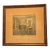 1960s Mid-Century Modern Framing of "The Gossips" by Peter Philippi Print For Sale