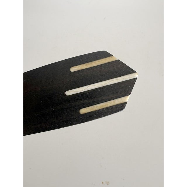 Art Deco Hand Mirror with Bakelite Inlay, France, 1930s For Sale - Image 6 of 10