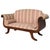 French Early 20th Regency Style Wood Scroll Arms Sofa or Setee For Sale In Miami - Image 6 of 6