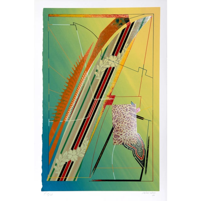 American William Schwedler, Hawaiian Flowers, Screenprint For Sale - Image 3 of 3