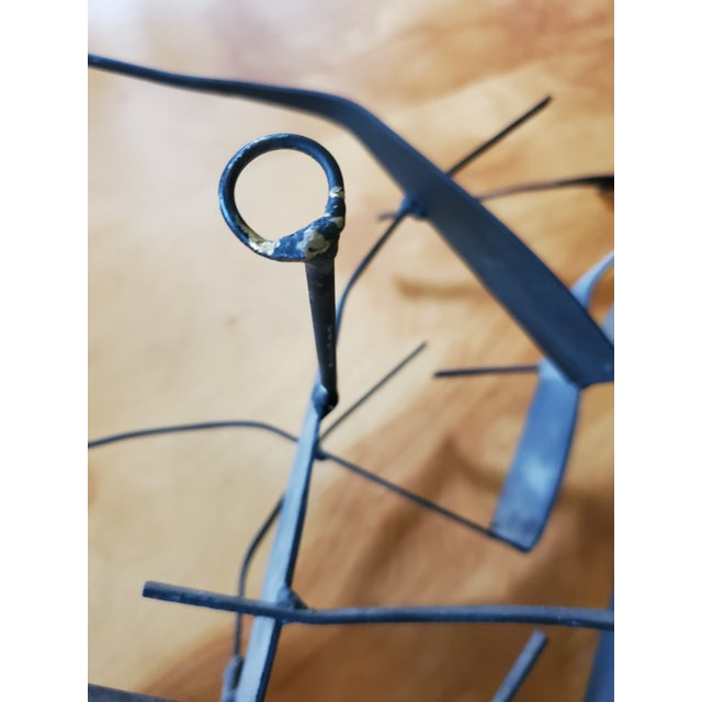 1960s Mid-Century Birds Metal Wall Hanging Sculpture For Sale - Image 12 of 12