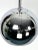 Chrome Sphere Pendant Lamps by Targetti, 1970s, Set of 2 For Sale - Image 12 of 14