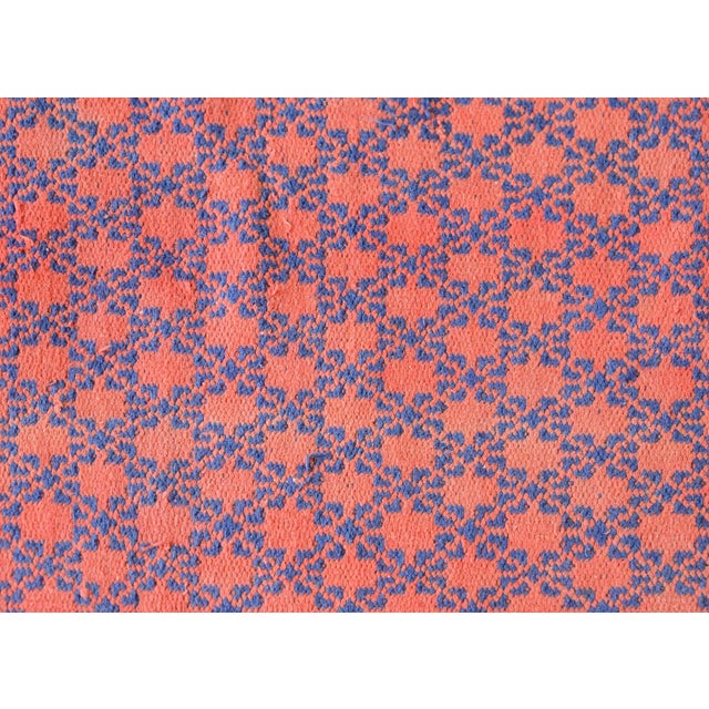 Textile Mid 20th Century Vintage Reversible Saveh Kilim Rug For Sale - Image 7 of 12