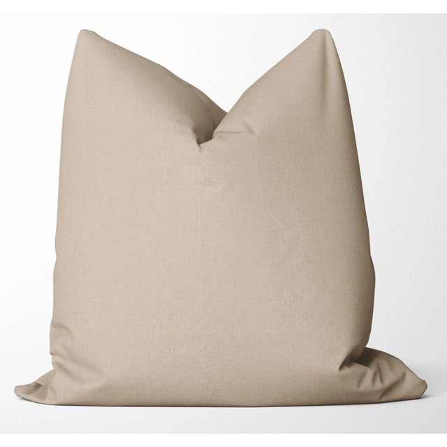 Modern Ivory Cream Wool Throw Pillow by the Drawing Room Atl For Sale - Image 3 of 3