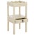 Wood Darlyn Scalloped 1 Drawer Accent Table in Sand For Sale - Image 7 of 9