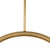 Traditional Regina Andrew Happy Steel Pendant, Large, Natural Brass For Sale - Image 3 of 6
