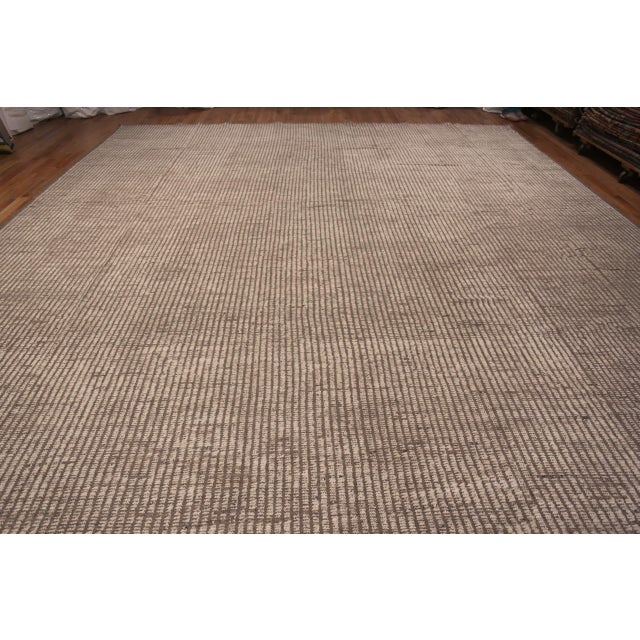 Textile Oversized Contemporary Minimalist Abstract Rug For Sale - Image 7 of 7