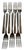 Mikasa Parallels Stainless Flatware Set Sevice for Eight - 40 PCS Plus Divider For Sale In Palm Springs - Image 6 of 10