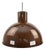 Mid 20th Century Midi Bunker Fog & Mørup Pendant Light by Jo Hammerborg in Chocolate Brown For Sale