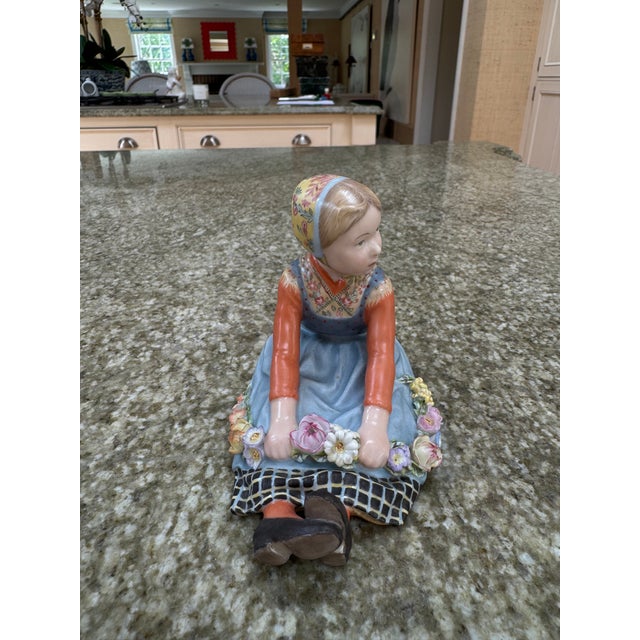 Royal Copenhagen Figurine of a Young Girl in Traditional Dress by Carl Martin-Hansen For Sale In New York - Image 6 of 8