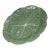 Vintage Bordallo Pinheiro Majolica Cabbage Leaf Serving Platter For Sale