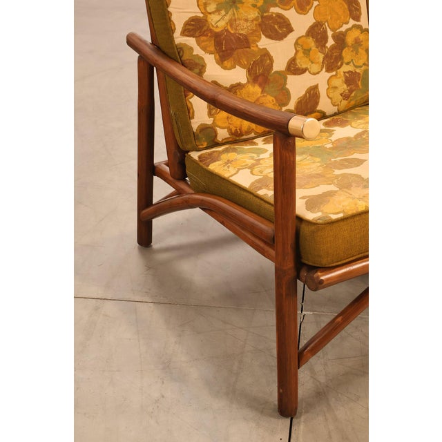 Brown Vogue Coastal Vintage Rattan Bamboo Sofa For Sale - Image 8 of 18