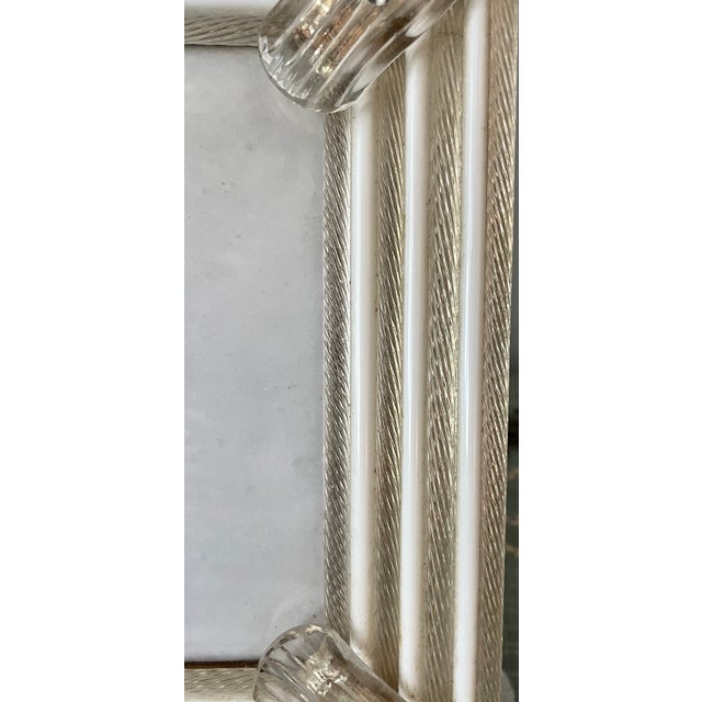 Mid-Century Modern Murano Glass Picture Frame by Archimedes Seguso For Sale - Image 3 of 12