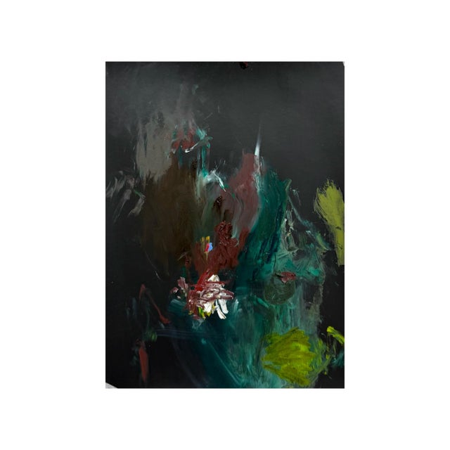 24 x 18 inches mixed media on heavy weight paper acrylic and oil paint signed on the front signed, titled and dated on the...