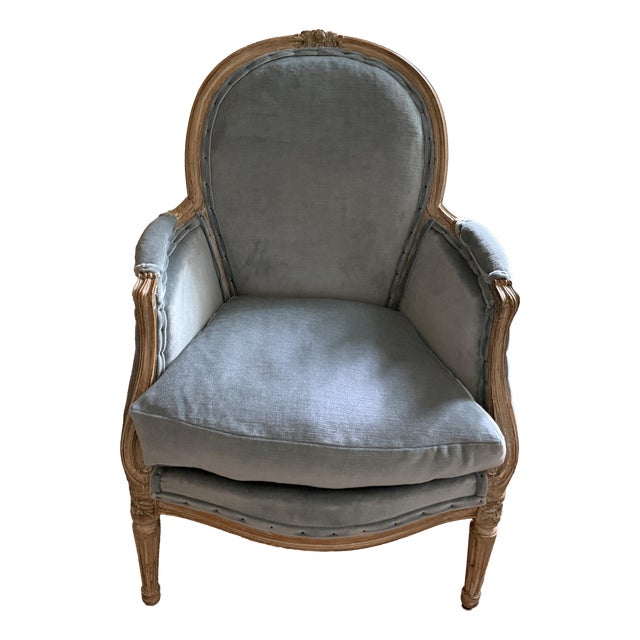 Bergeren Chairs in Velvet, 1880, Set of 2 For Sale