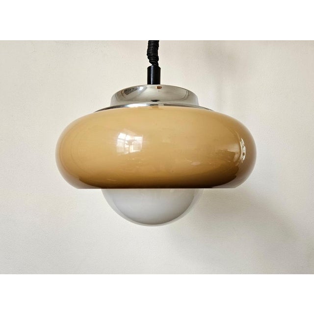 Mid-Century Space Age Pendant by Guzzini for Meblo, Italy, 1970s For Sale - Image 9 of 15