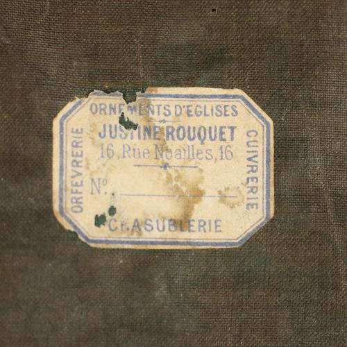 Gilded Bronze Altar Card For Sale - Image 10 of 11