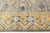 Textile Modern Khotan Style Handmade Wool Rug - Slate Grey & Ochre Geometric Design For Sale - Image 7 of 10
