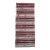 1970s Vintage Handmade Wool Cotton Red Beige Runner Rug For Sale