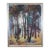 1967 Mid Century Swedish Expressionst Oil Painting Signed u.o For Sale