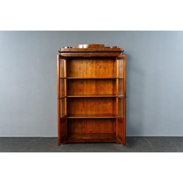 Biedermeier Mahogany Bookcase, 1840s For Sale - Image 3 of 16