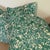 Turquoise Splatter Print Lumbar Pillows - Set of 2 For Sale In Greensboro - Image 6 of 6