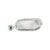 18k White Gold 18.40ct Blue Glutinous Jadeite Jade Diamond Jade Charm Pendant For Sale - Image 4 of 6