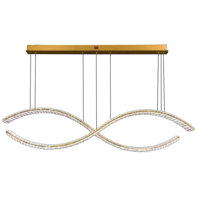 Collection Orione 2.0 Chandelier in Metal and Crystal by Jago For Sale - Image 10 of 10