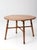 Vintage Round Wood Coffee Table With Turned Legs For Sale - Image 9 of 15