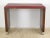 Mid 20th Century Art Deco Wood & Vinyl Console Table For Sale - Image 5 of 10