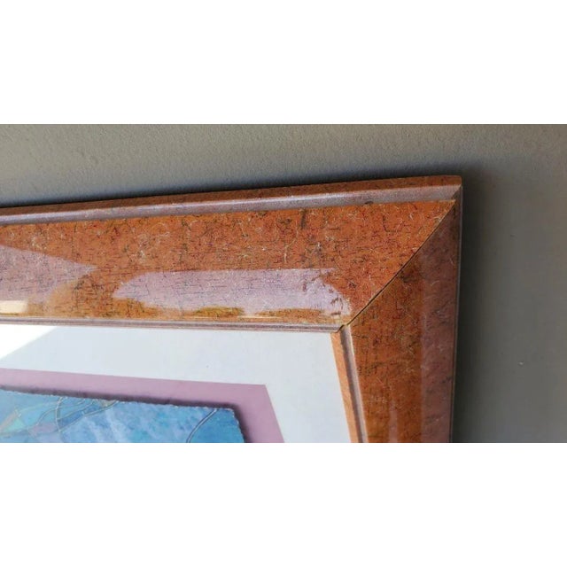 Yamin Young, Serigraph Signed & Numbered "Sirens Song" 93/275 Framed 1980s For Sale - Image 10 of 13