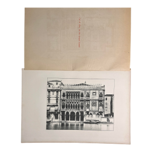 Antique Venice Ca' d'Oro Grand Canal Print