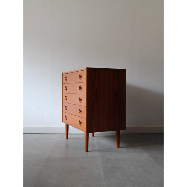 Vintage Danish Chest of Drawers in Teak, 1960s For Sale - Image 6 of 10