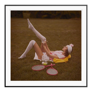Dasha and Mari 'Rackets' Limited Edition Print Framed in Black