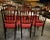 Early 20th Century Italian Chiavarine Chairs Set of 5 For Sale - Image 5 of 6