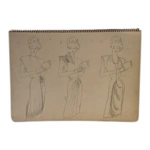 1940s Fashion Sketchbook by Jimmy Anderson