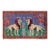 Galerie Shabab Collection Mid-20th Century Handmade Caucasian Karabagh Pictorial Lion Accent Rug For Sale