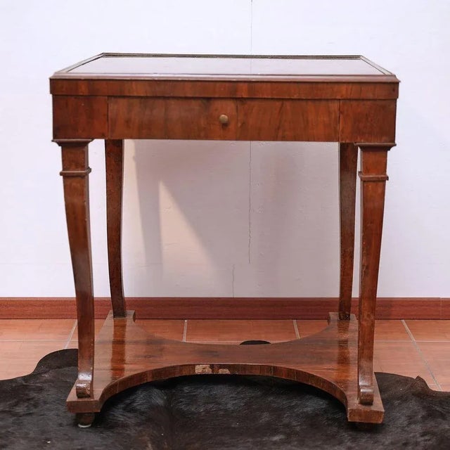 Desk Table with Slate Top For Sale - Image 9 of 9