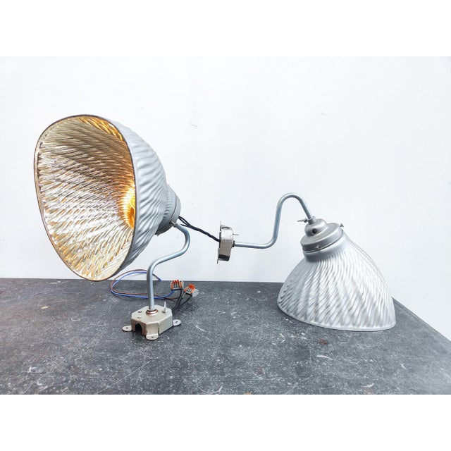 Gray Mercury Glass Wall Sconce For Sale - Image 8 of 8