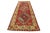 1960s Red & Yellow Vintage Turkish Runner 4'5" X 11'10" For Sale - Image 9 of 10