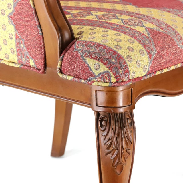 A Pair Vintage Extremely Elegant French Armchair For Sale - Image 9 of 13