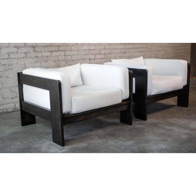 1970s Vintage Attributed to Tobia Scarpa for Knoll 'Bastiano' Attributed Chairs - A Pair For Sale - Image 5 of 18