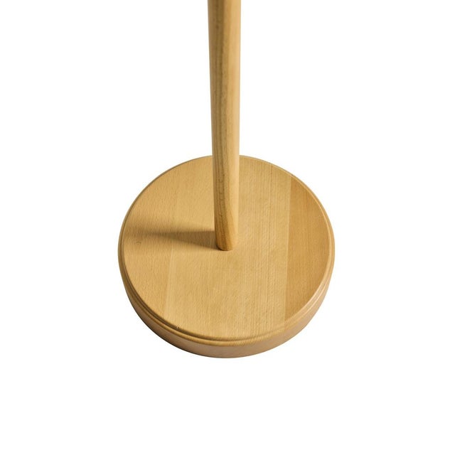 Wood Mid-Century Staken Adjustable Floor Lamp by Carl Malmsten, Sweden, 1940s For Sale - Image 7 of 9