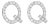 10K White Gold 1/10 Cttw Diamond 'Q' Initial Stud Earring For Sale