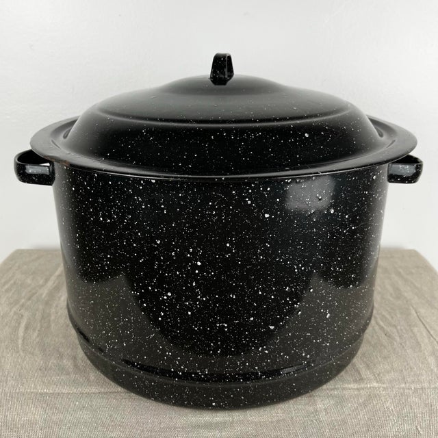 Mid 20th Century Vintage Enamel Lobster Pot For Sale - Image 5 of 10